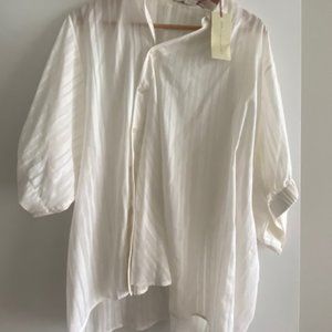 Stella McCartney Asymmetric button shirt sz 42